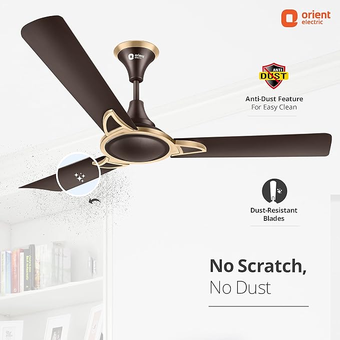 1200MM KIARA ANTIDUST (HICKORY BROWN)(2134835212010) - FAN-CEILING