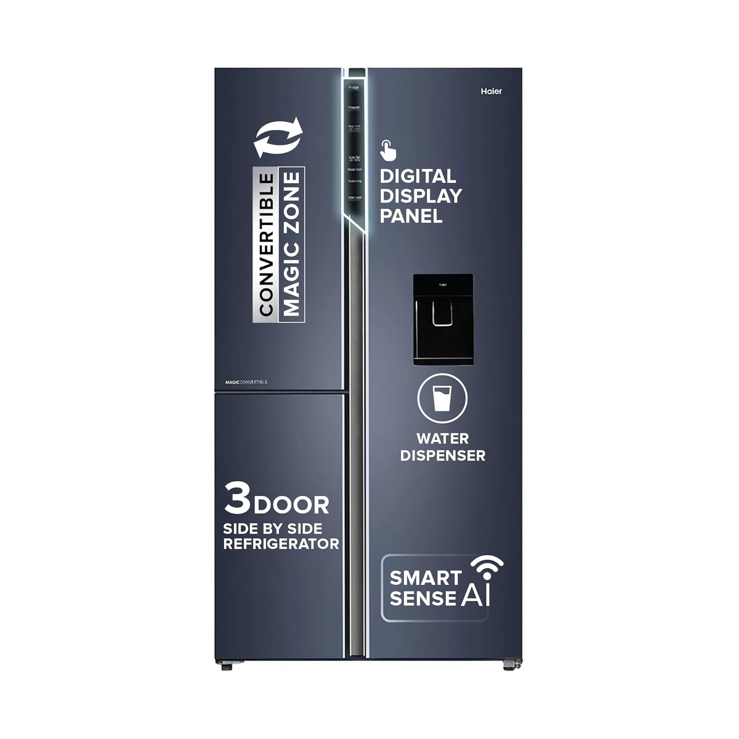 ゆりページ HRT-683WGKU1-(GRAPHITE BLACK)(592 LTRS)(BH043W000)-REF-SIDE BY