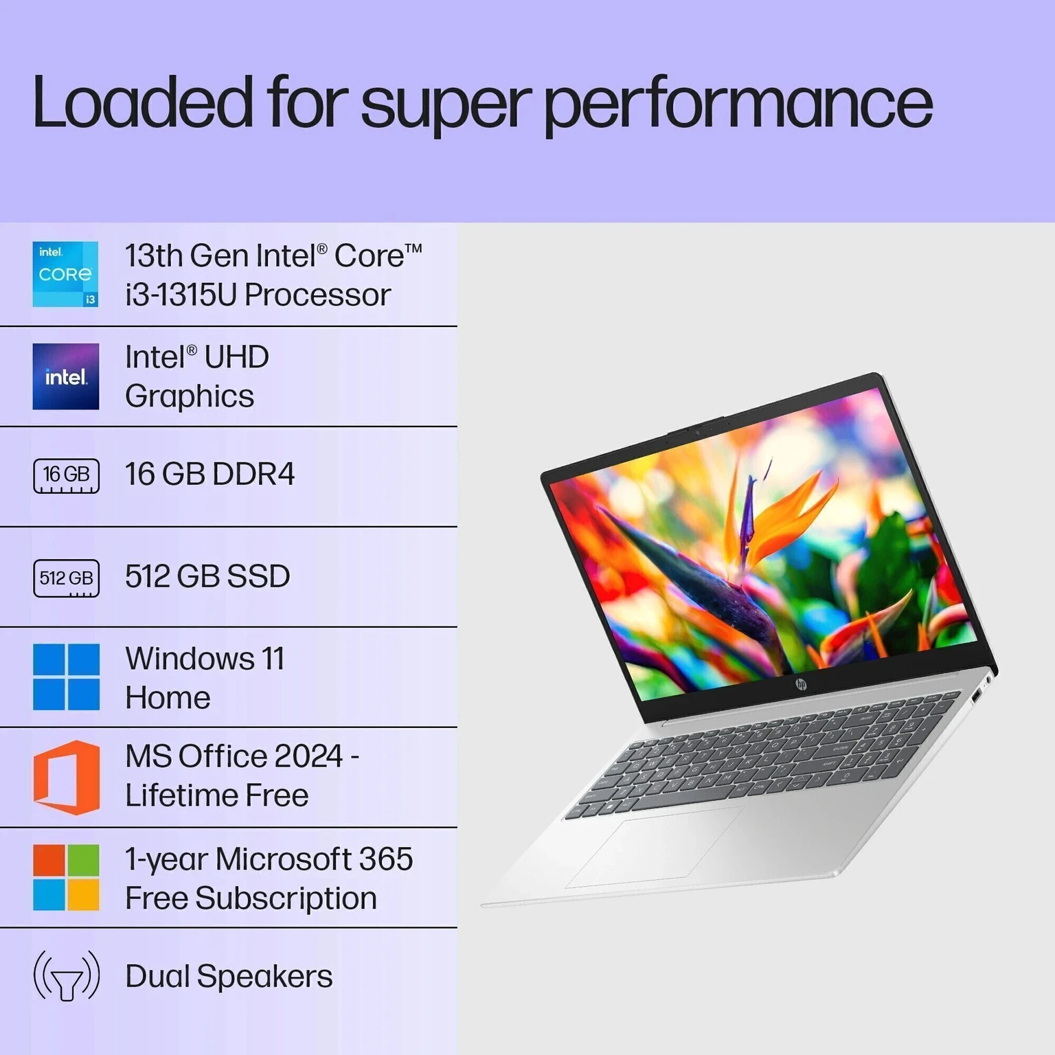 15-FD0962TU/I3-1315U/8/256/W11/S/NB-LAPTOP-HP | Girias - Buy Home