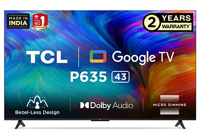 TCL 43V型 43P63J 4K Google TV 2024年製 美品 TCL 43V型 43P63J 4K Google TV 2024年製 美品 TCL 43V型 43P63J 4K
