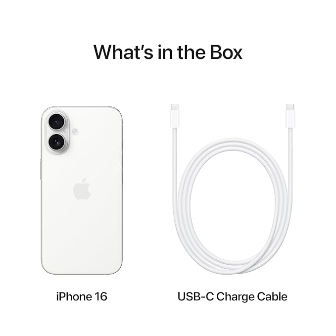 IPHONE 16 PLUS 128GB - WHITE (MXVV3HN/A) - MOBILE PHONE - APPLE