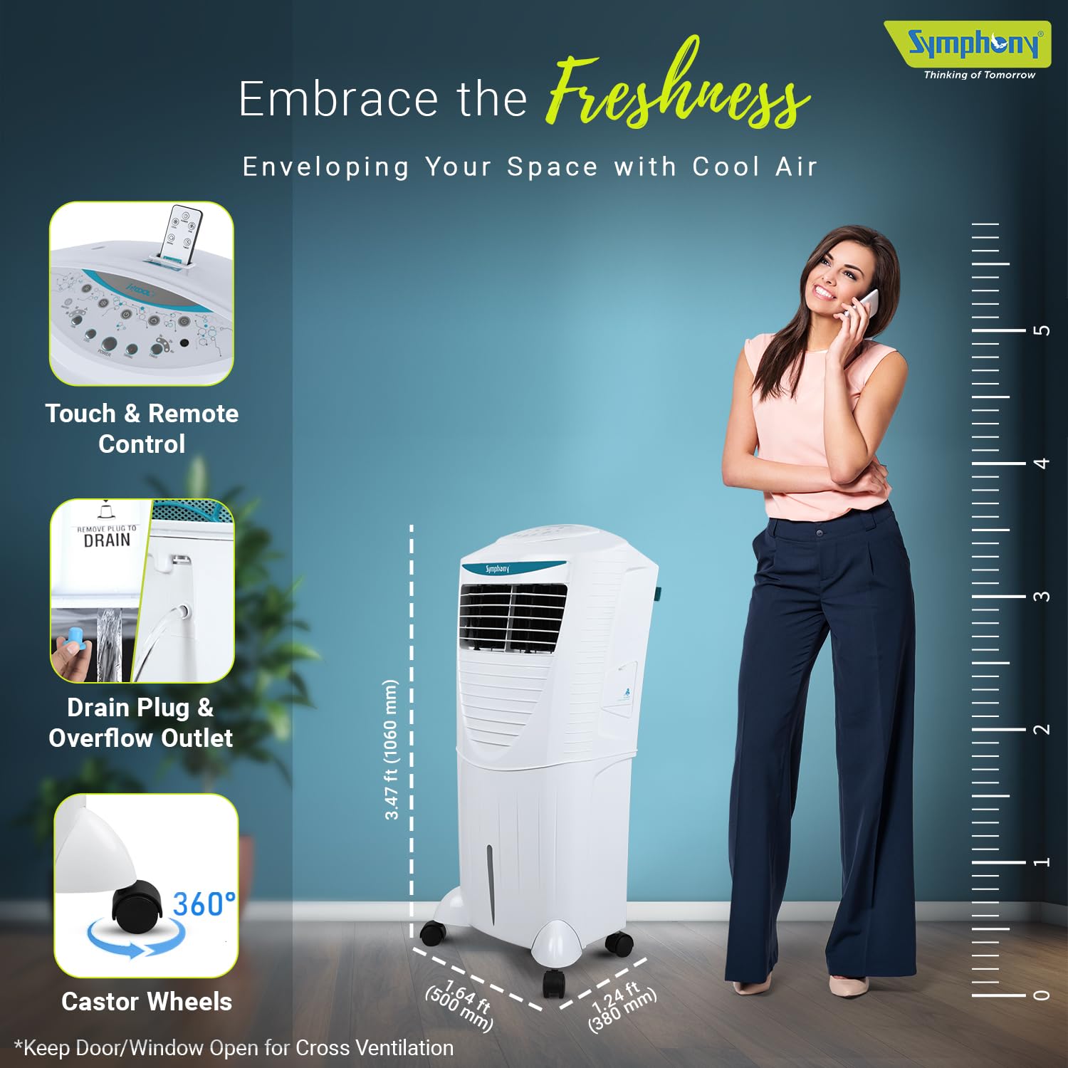 HICOOL 45 I (45 LTRS) - AIR COOLER - SYMPHONY | Girias - Buy Home