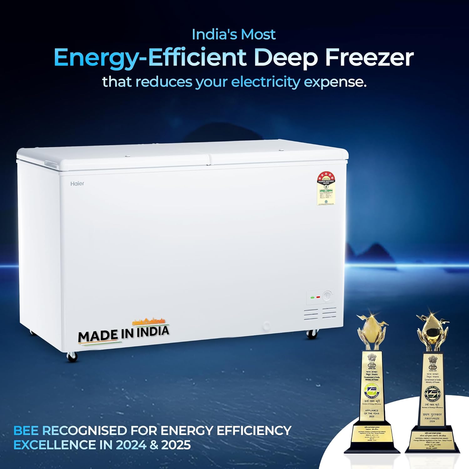 HFC-588DPW5 (588 LTRS)(WHITE)(5 STAR)(DOUBLE DOOR)(B30JU906A