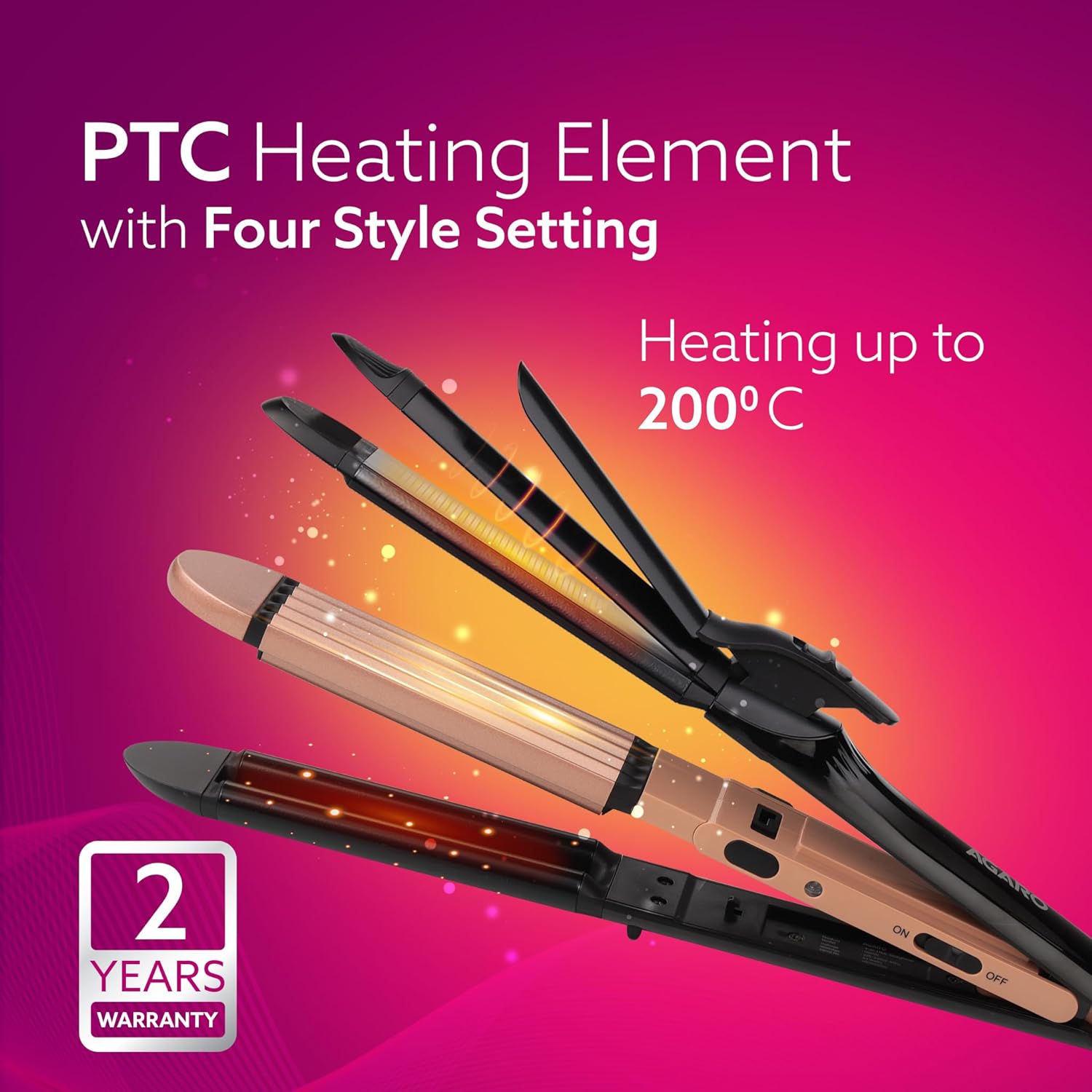 HS1719 (4 IN 1 STRAIGHTENER)(34135)-HAIR STYLER-AGARO | Girias