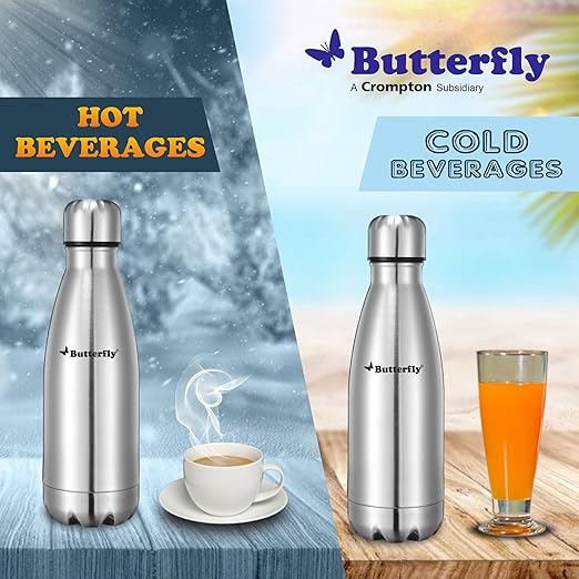 AURA VACUUM FLASK (500ML) FLASK BUTTERFLY Girias Buy Home