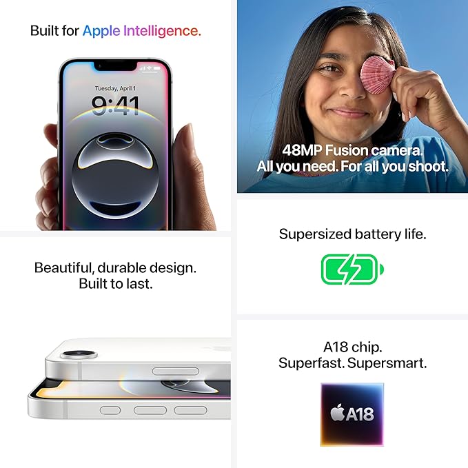 IPHONE 16E 256GB - BLACK (MD1T4HN/A) - MOBILE PHONE - APPLE