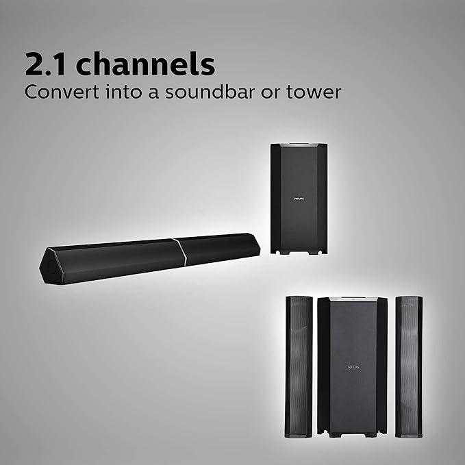 MMS8090 CH,80W,OPTICAL CONNECTIVITY,CONVERTIBLE SOUNDBAR