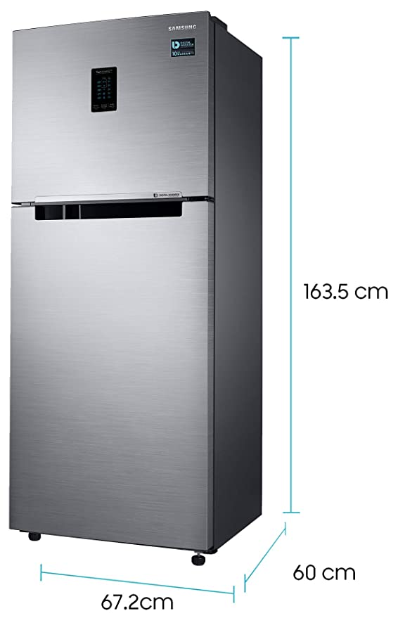 RT34C4522S8-HL - (ELEGANT INOX)(324 LTRS)(2 STAR)(DUAL) - REF-FF