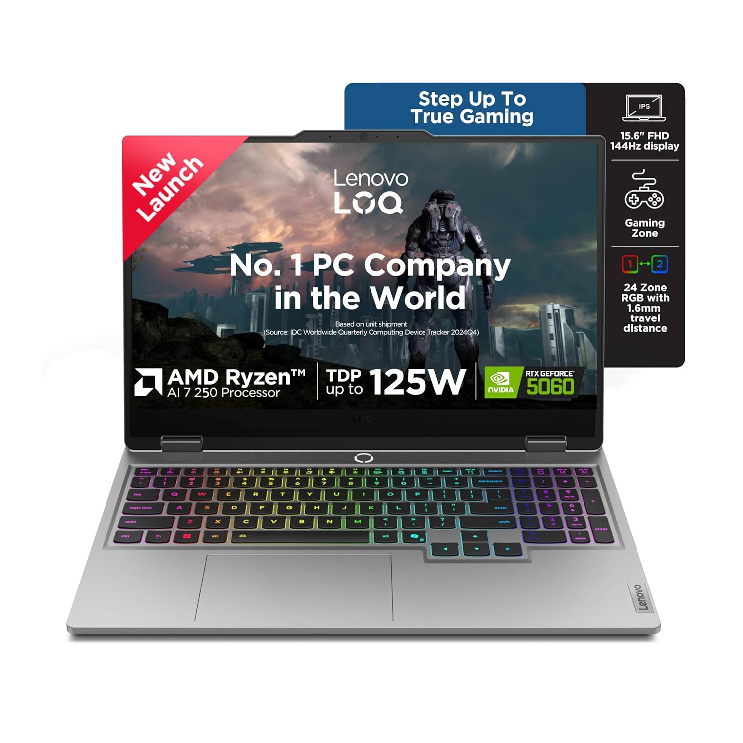 83JG008MIN/PROCESSOR AMD RYZEN 7/AI PC CATEGORY AI-GAMING/INTEGRATED AMD  RYZEN/NVIDIA GEFORCE RTX 5060/24GB/1TB/15.6 FHD/BACKLIT/LUNA  GREY/WIN11/OFFICE 2024/LENOVO/LAPTOP | Girias - Buy Home Appliances &  Electronics at Best Price