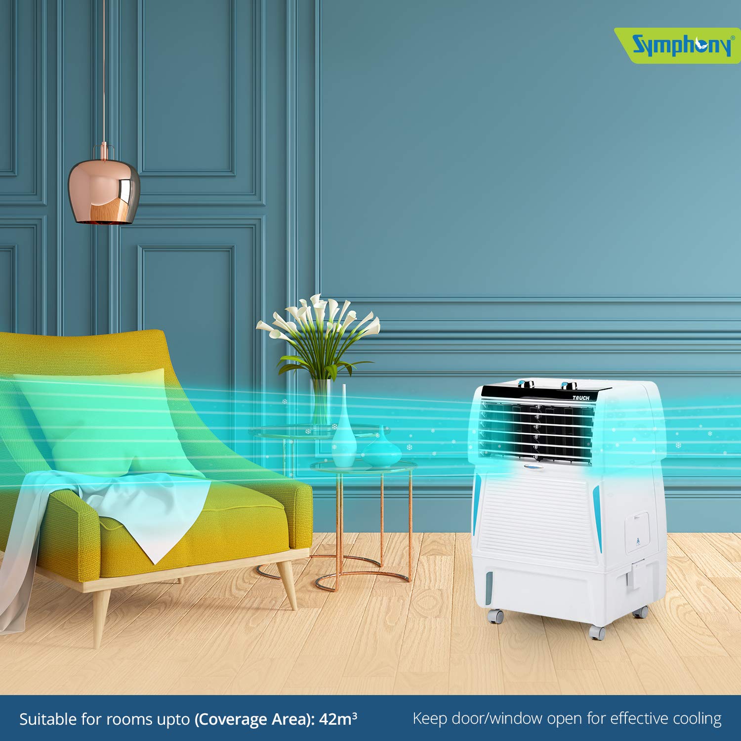 Fan Cooler Symphony Touch 20 Air Cooler TOUCH 20 (20 LTRS