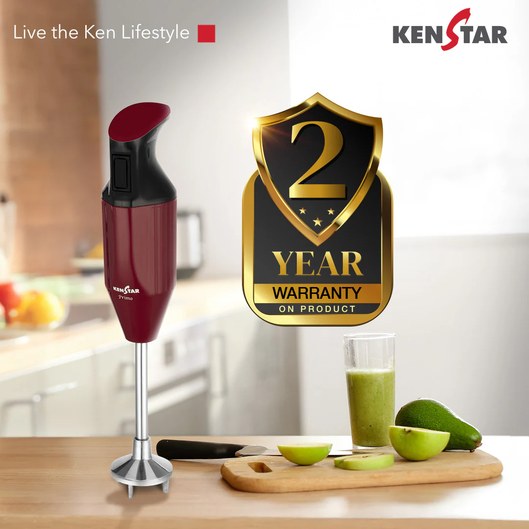 PRIMO (180WATTS)(KHBPRI18M3SR0-DJR)-HAND BLENDER-KENSTAR | Girias